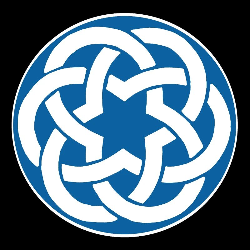 étoile celte bleu