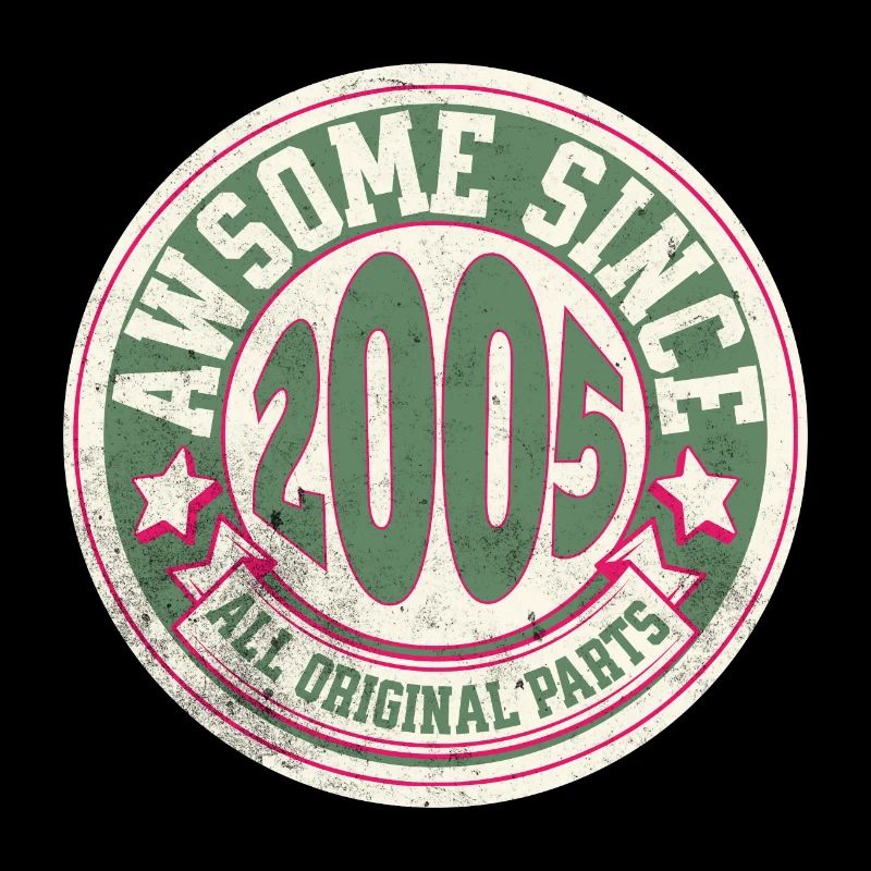 Vintage-Logo 2005 authentische Herkunft