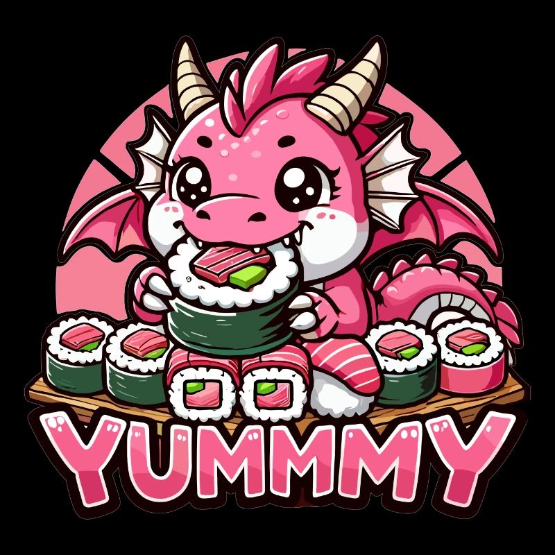 Drache Maki Sushi Yummy Kawaii Geschenk