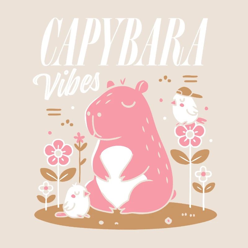 Entspannte Capybara-Vibes