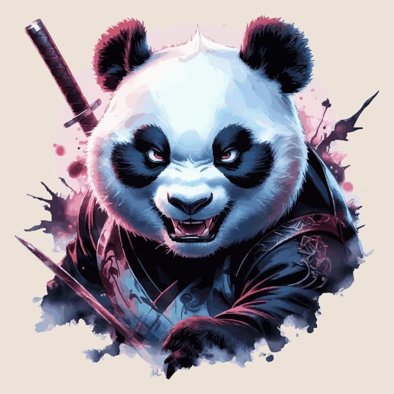Böser Ninja Panda
