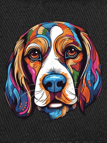 Portrait de chien beagle