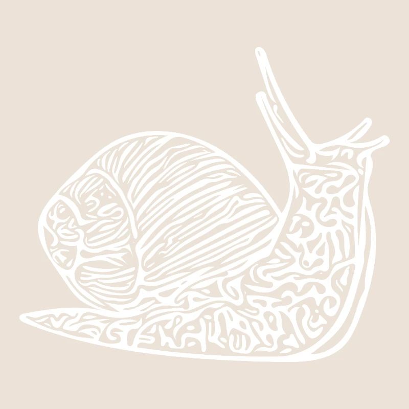 Escargot mignon avec maison