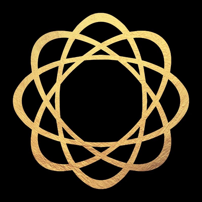 Yoga Luxe Gold Mandala Méditation Concentration