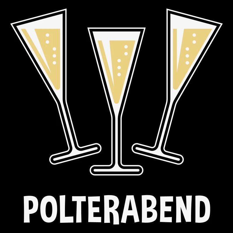 Polterabend (JGA / Sektgläser / Trichter Zu / 3C)