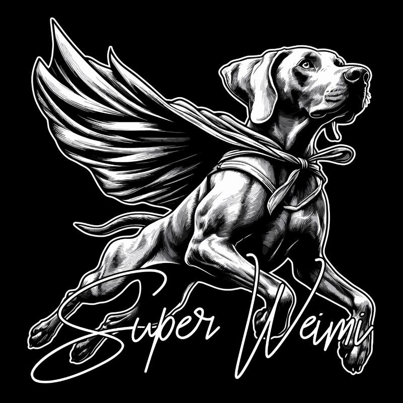 Super Hund Weimaraner Weimi Cape Umhang Geschenk