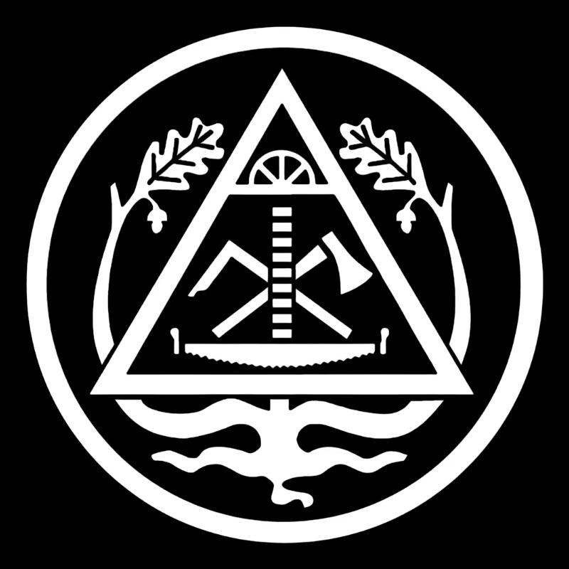 Zimmerer Zunftzeichen – traditionelles Wappen