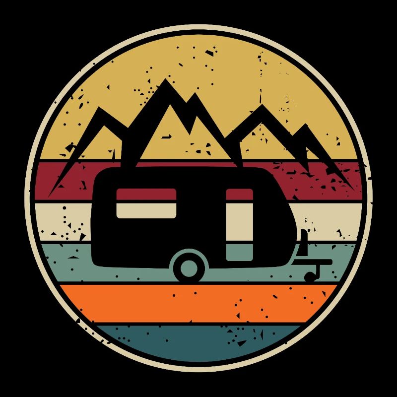 caravane camping rétro camping-car