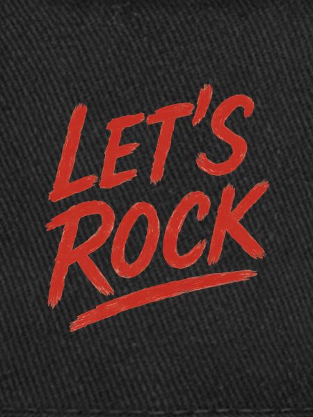 Vibrant Rock Text Graphic Design