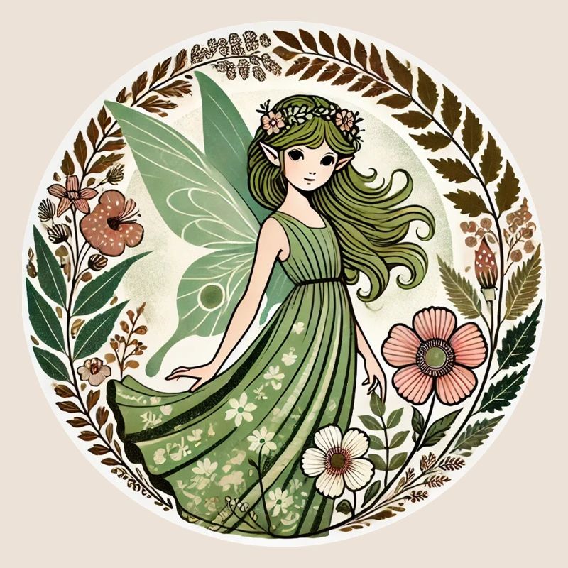 Conception de fée de la forêt enchantée