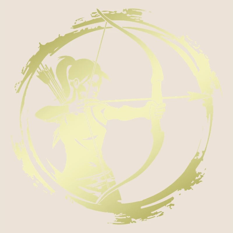 Bogenschießen Silhouette
