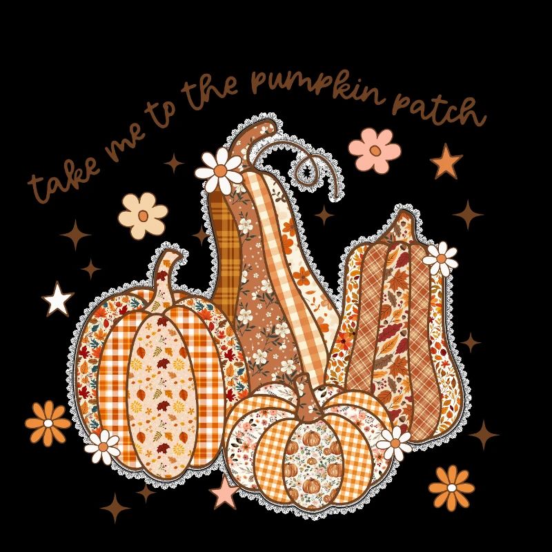Patchwork Kürbis Patch