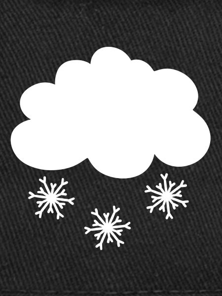 Snow Cloud with Snowflakes