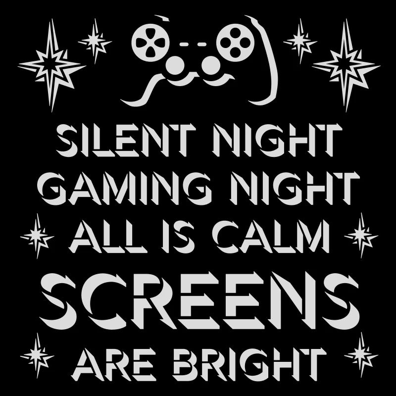 Silent Night Gaming Night All Calm Screens Bright