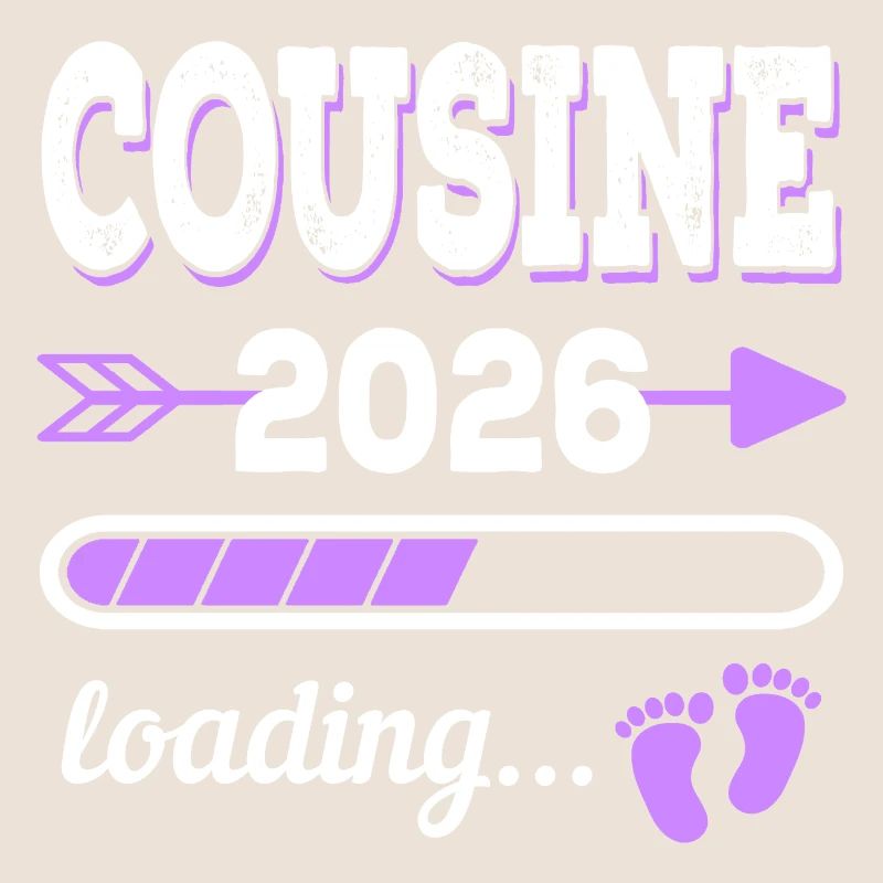 Cousin 2026 Loading Idée de cadeau de grossesse