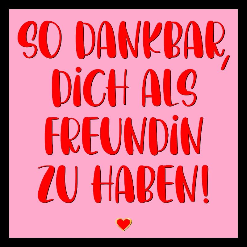 DANKBAR FREUNDSCHAFT HERZ