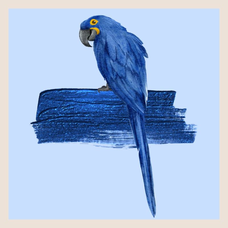 Blauer Papagei