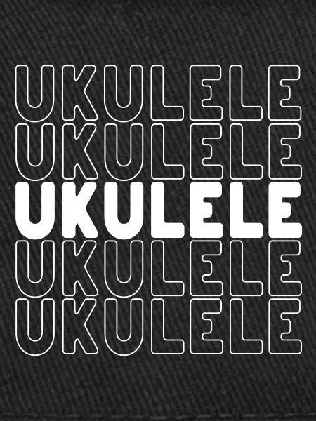 Ukulele typography