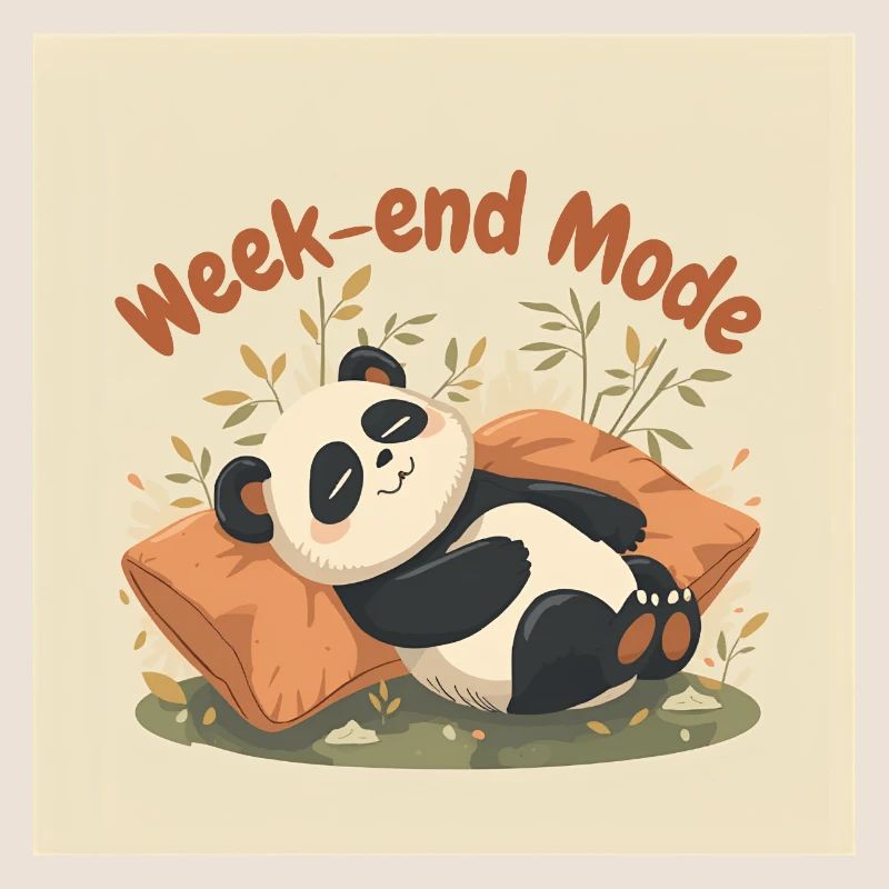 Panda Week-end Mode Relax