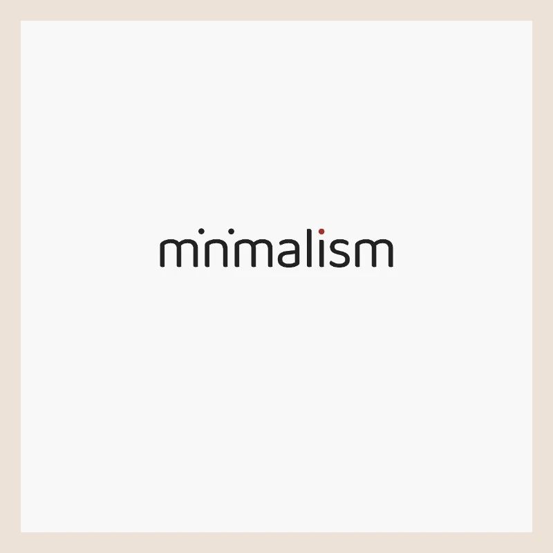 Typographie minimaliste – Conception d’affiche propre