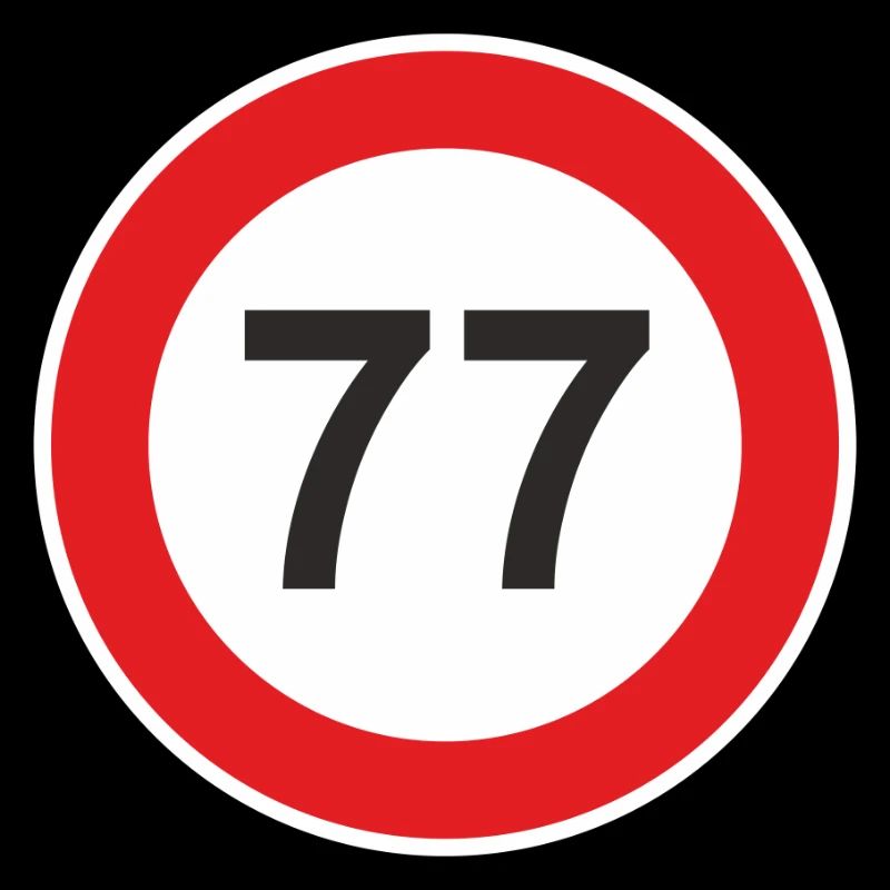 77. siebenundsiebzig Jahre Geschenk Überraschung