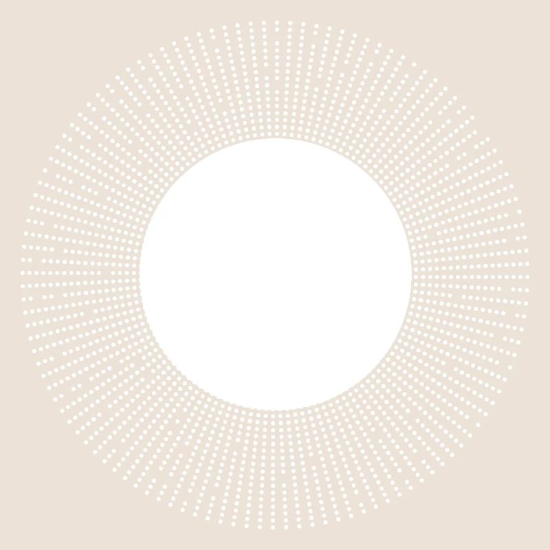 Circular Dot Burst Radiance