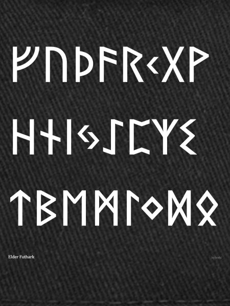 Elder Futhark (white)