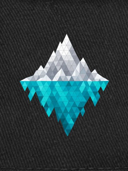 Eisiger Geometrie-Diamant