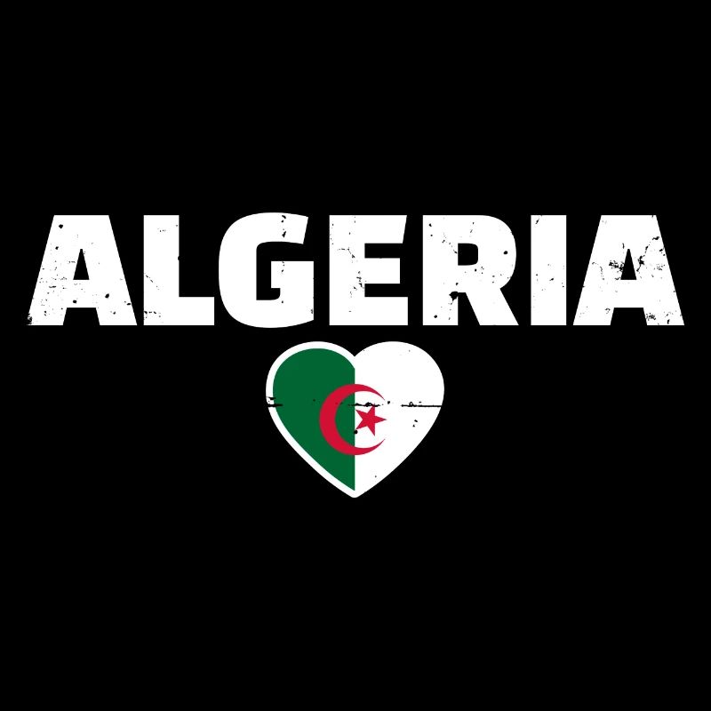 Algérie Algérie Drapeau algérien