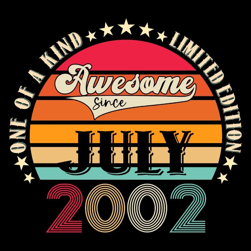 Awesome since Juli 2002 20. Geburtstag Herren Fun
