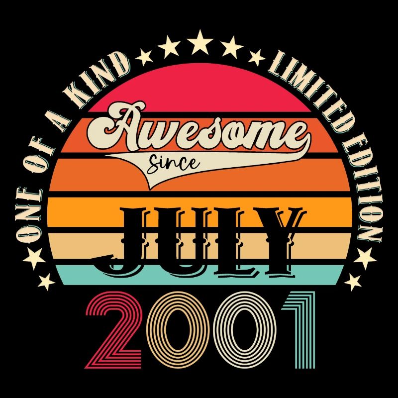 Awesome since Juli 2001 21. Geburtstag Herren Fun