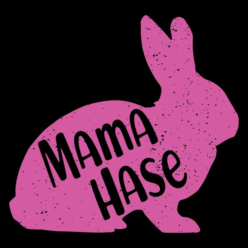 Mama Hase Frohe Ostern Hasenmama Osterhase Mutter