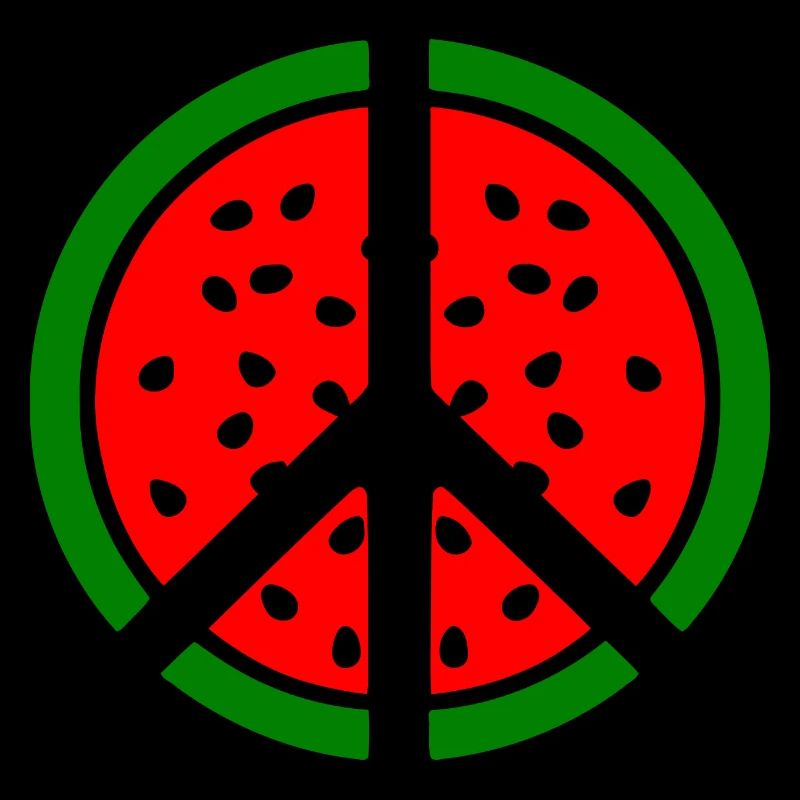Symbole de paix pastèque