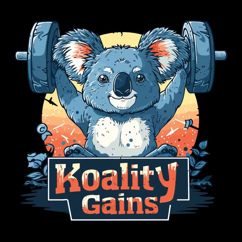 Musculation Koality Gagne Koala Dire Drôle