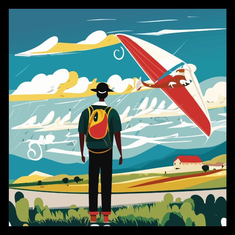 GuyWatchingPlanesSechs