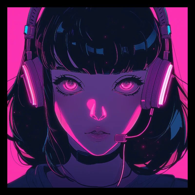 Impression de mode de haute qualité de fille anime des années 80