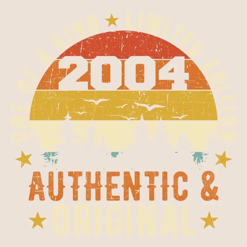 Original 2004 Geburtstagsgeschenk 2004 Authentisch