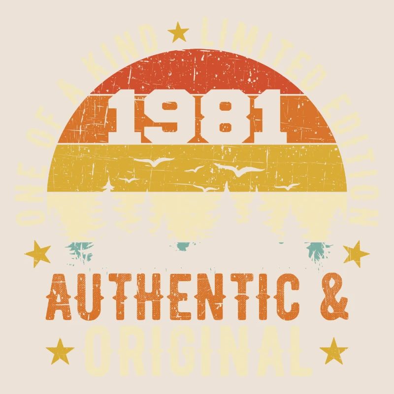 Original 1981 Geburtstagsgeschenk 1981 authentisch