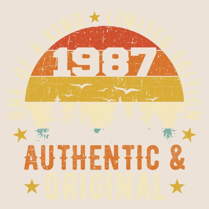 Original 1987 Geburtstagsgeschenk 1987 authentisch