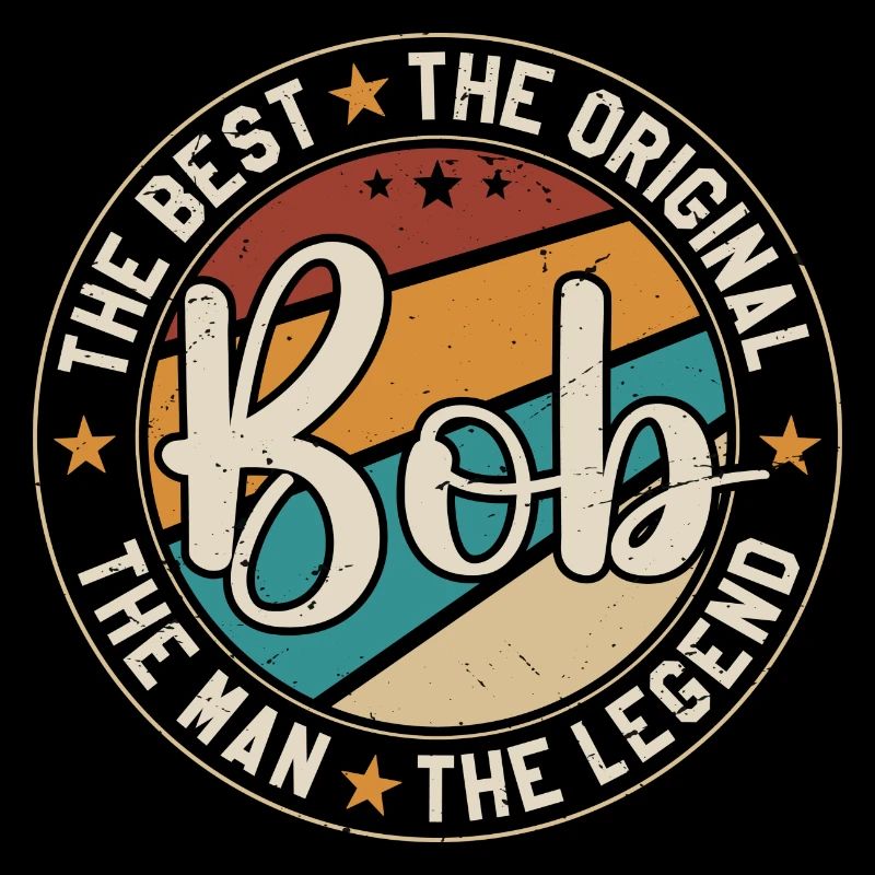 BOB First Name Retro Bob Funny Christmas Joke Bob