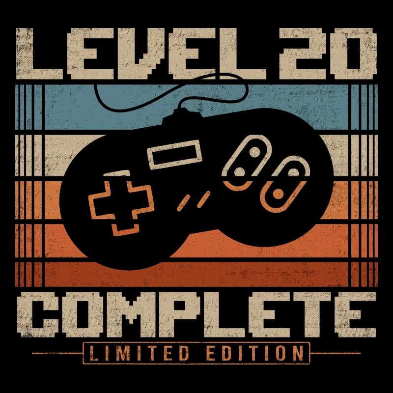 20 Geburtstag Geschenk Level 20 Complete