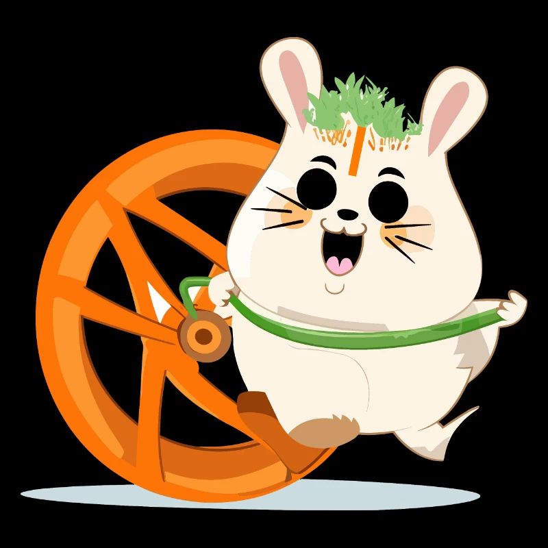 Snack-liebender Hamster