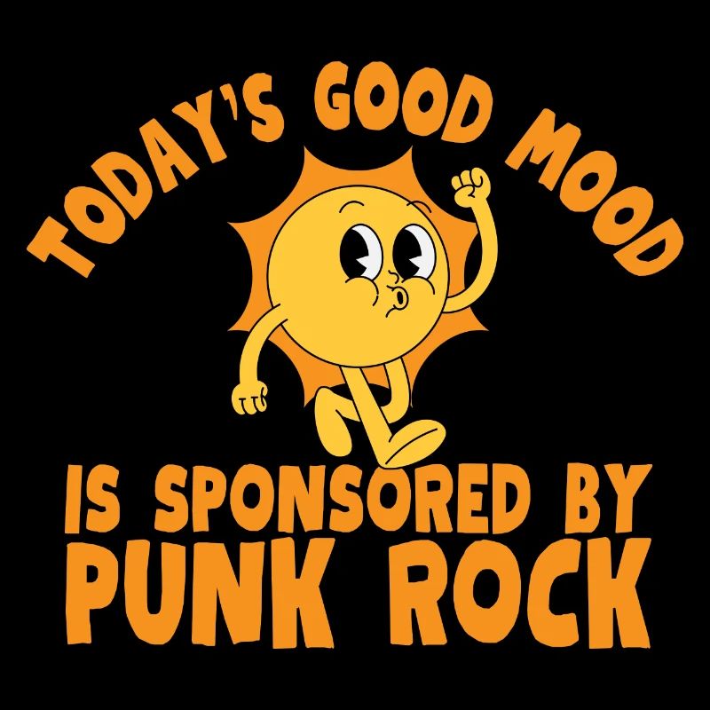 Punk Rock Mignon Rétro Vintage Sponsorisé