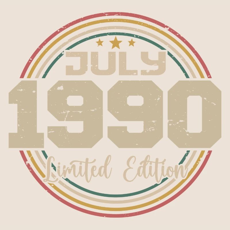1990 Geburtstag Juli 1990 Geschenk Juli 1990
