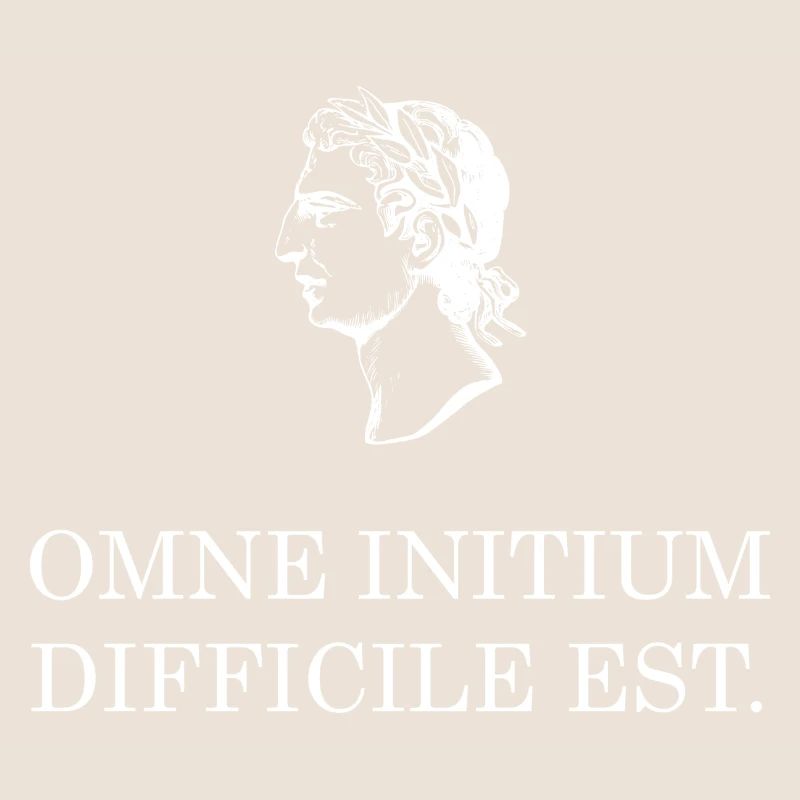 all beginning is difficult latin white