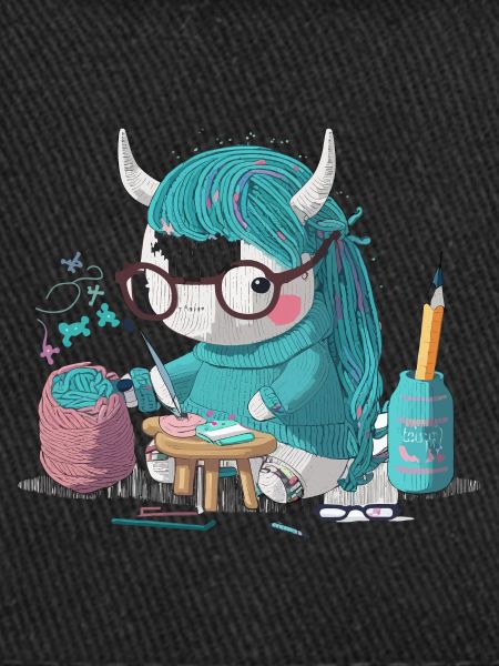 Strickendes Einhorn