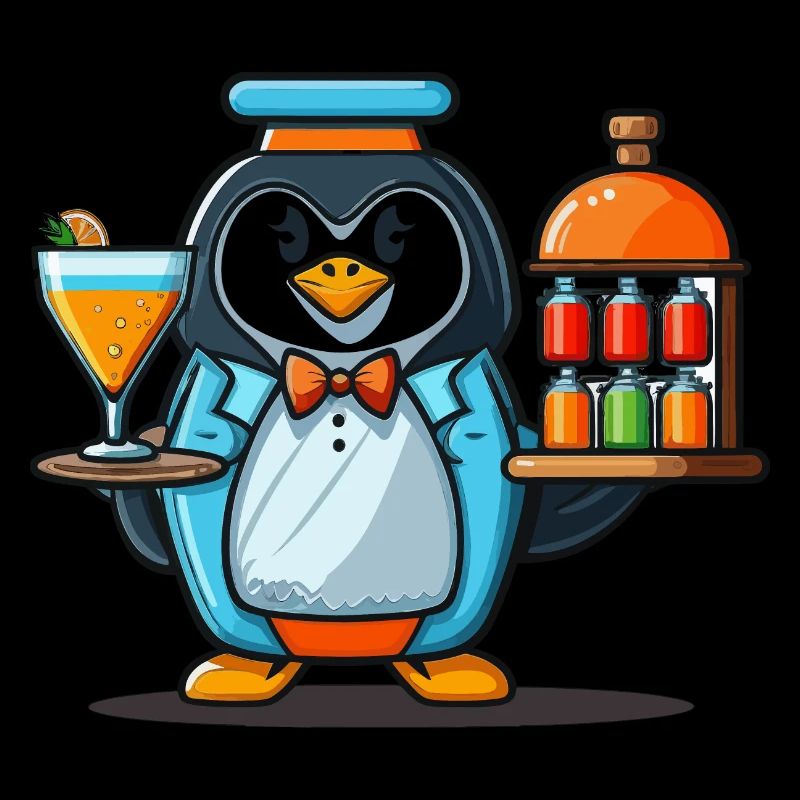 Pinguine gießen