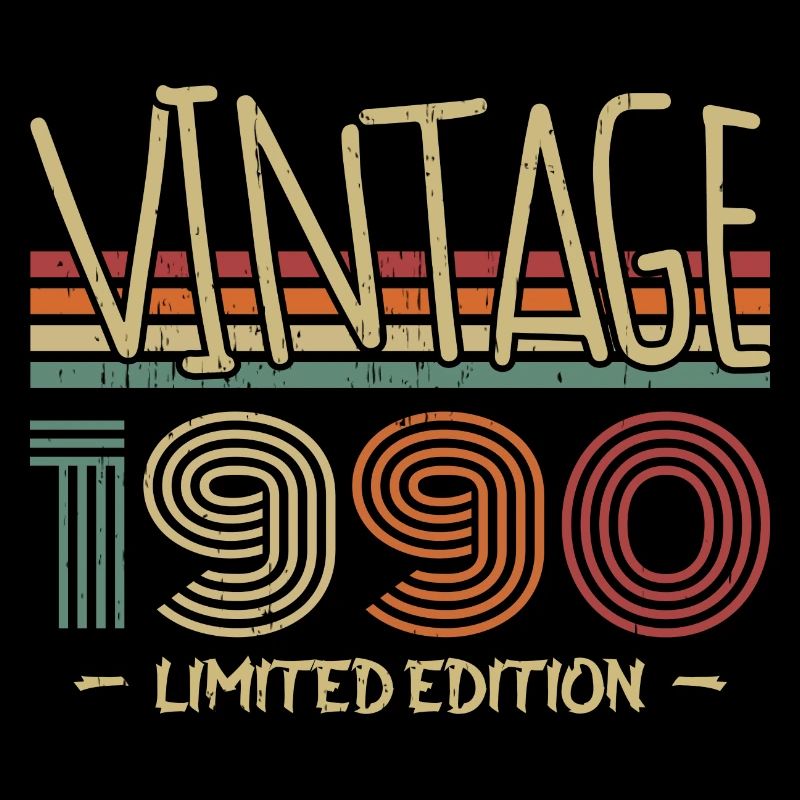 Vintage 1990's Retro 1990's Anniversary Gift