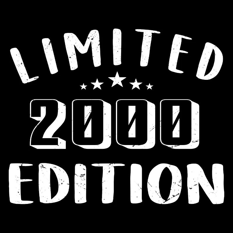 Geburtstag 2000 Limited Edition 2000 geboren sind