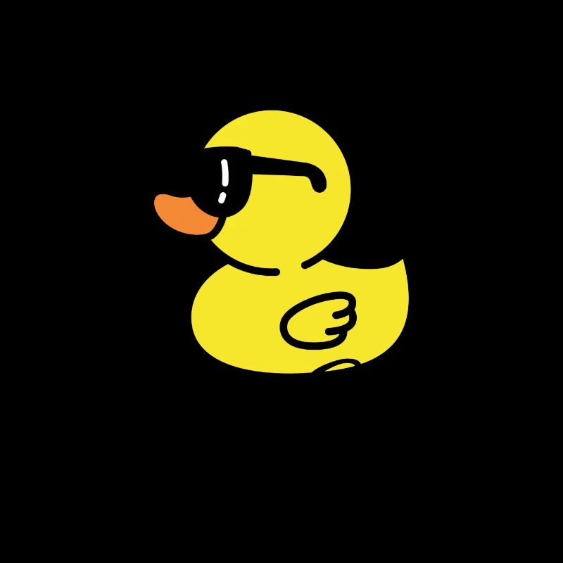 Womens Quak yes Funny Duck